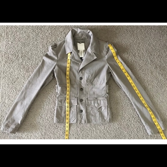 DIESEL Army Military FIELD SAFARI Jacket XS Classic 97% Cotton Denim pockets - Picture 3 of 12